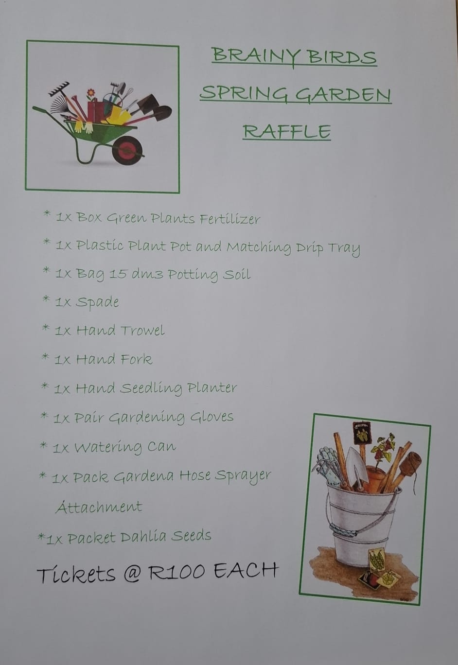 SPRING RAFFLE